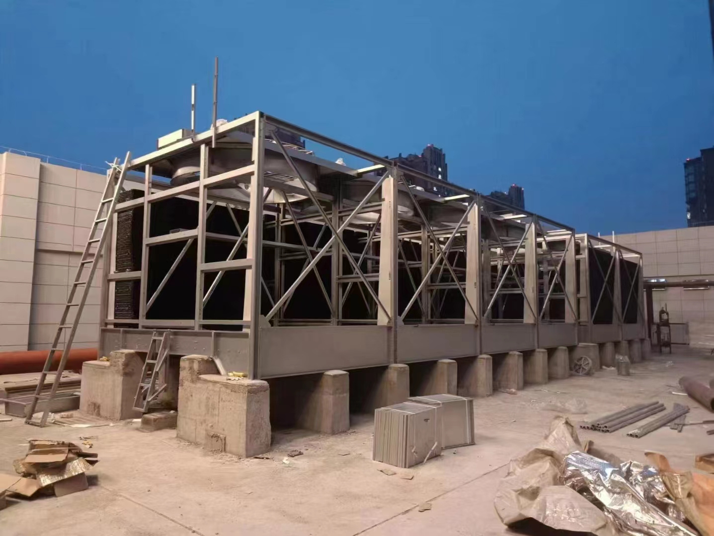 工業(yè)冷卻塔建成后需對塔體進行哪些檢驗,工業(yè)用冷卻塔生產(chǎn)廠家